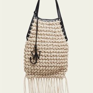 JW ANDERSON
Fringe Popcorn Crochet Shopper Tote Bag